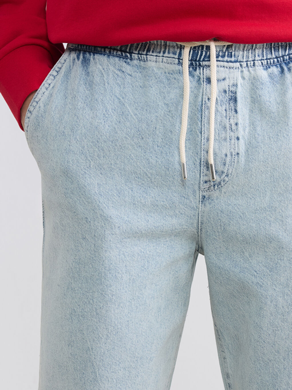 İndigo Loose Fit Erkek Jean Pantolon-2