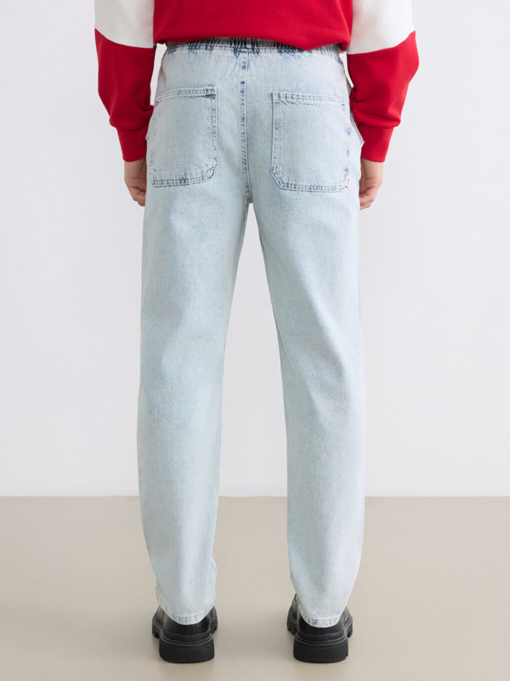 İndigo Loose Fit Erkek Jean Pantolon-3