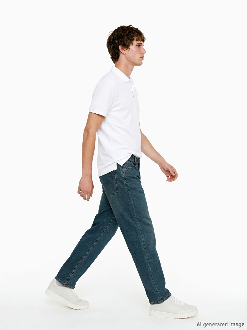 جينز رجالي واسع موديل 745