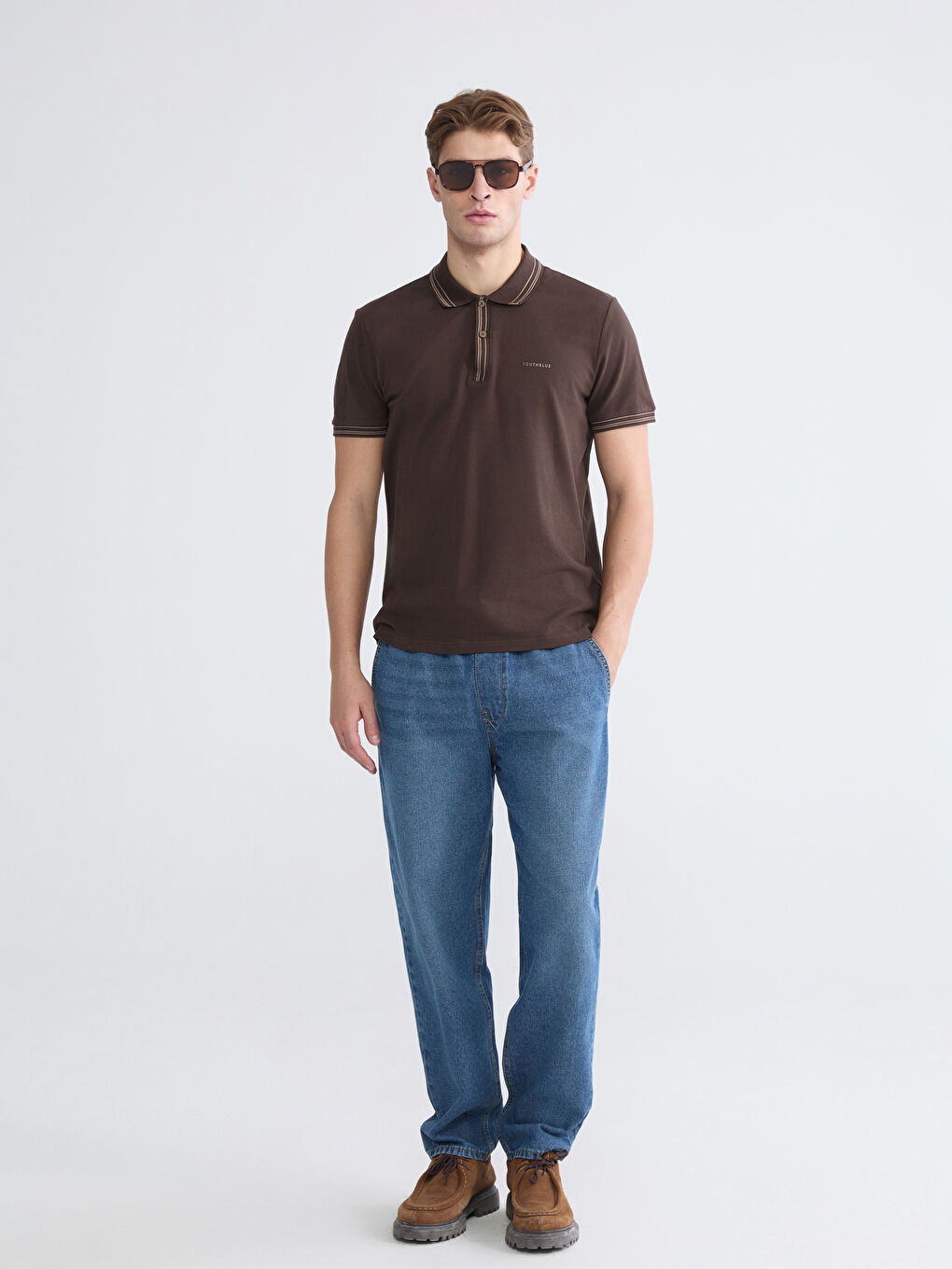 İndigo Loose Fit Erkek Jean Pantolon