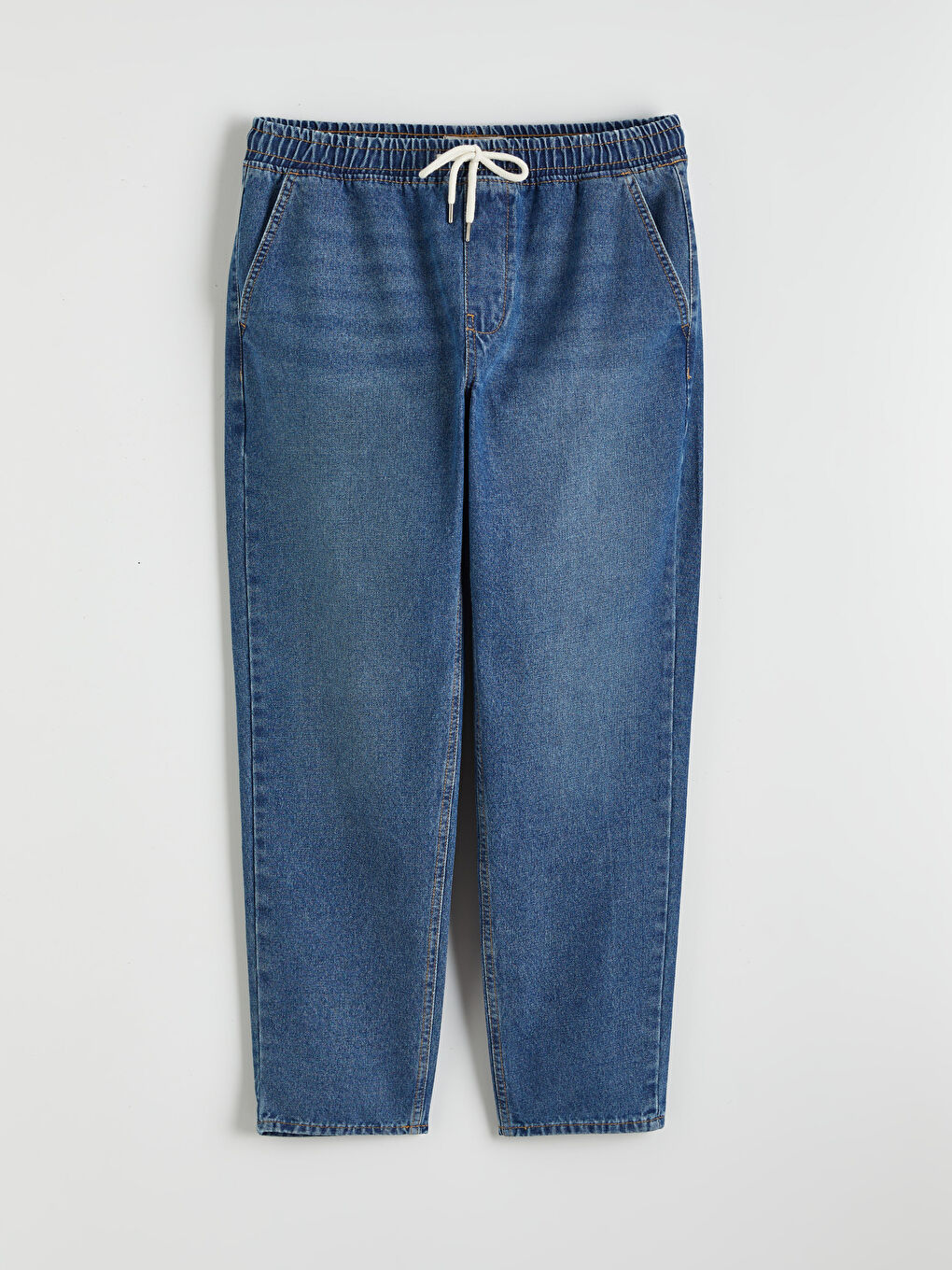 İndigo Loose Fit Erkek Jean Pantolon-4