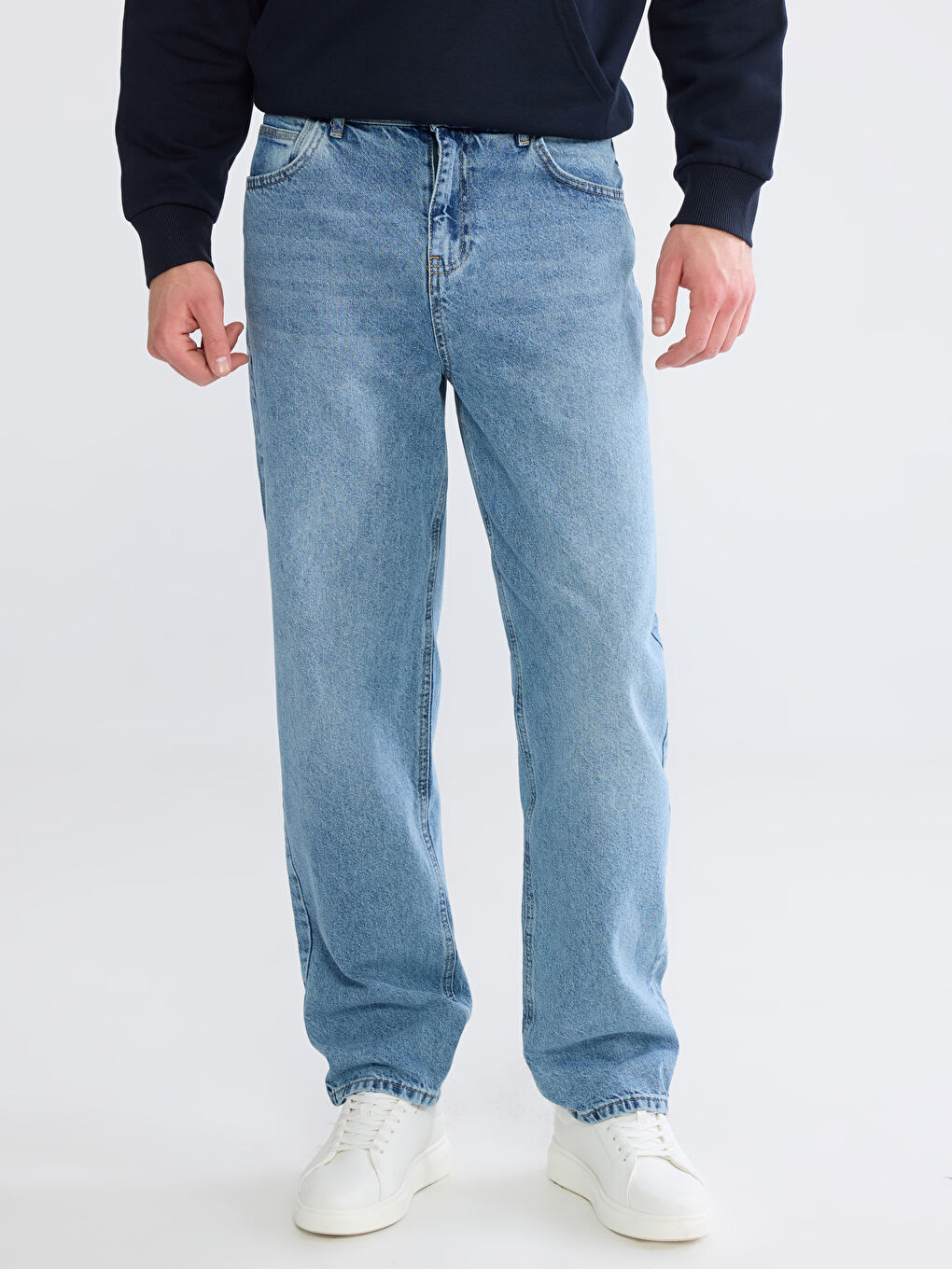 İndigo 745 Baggy Fit Erkek Jean Pantolon-1