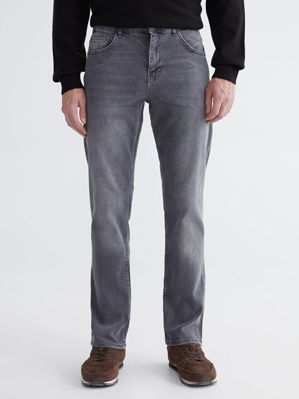Gri 779 Regular Fit Erkek Jean Pantolon-1