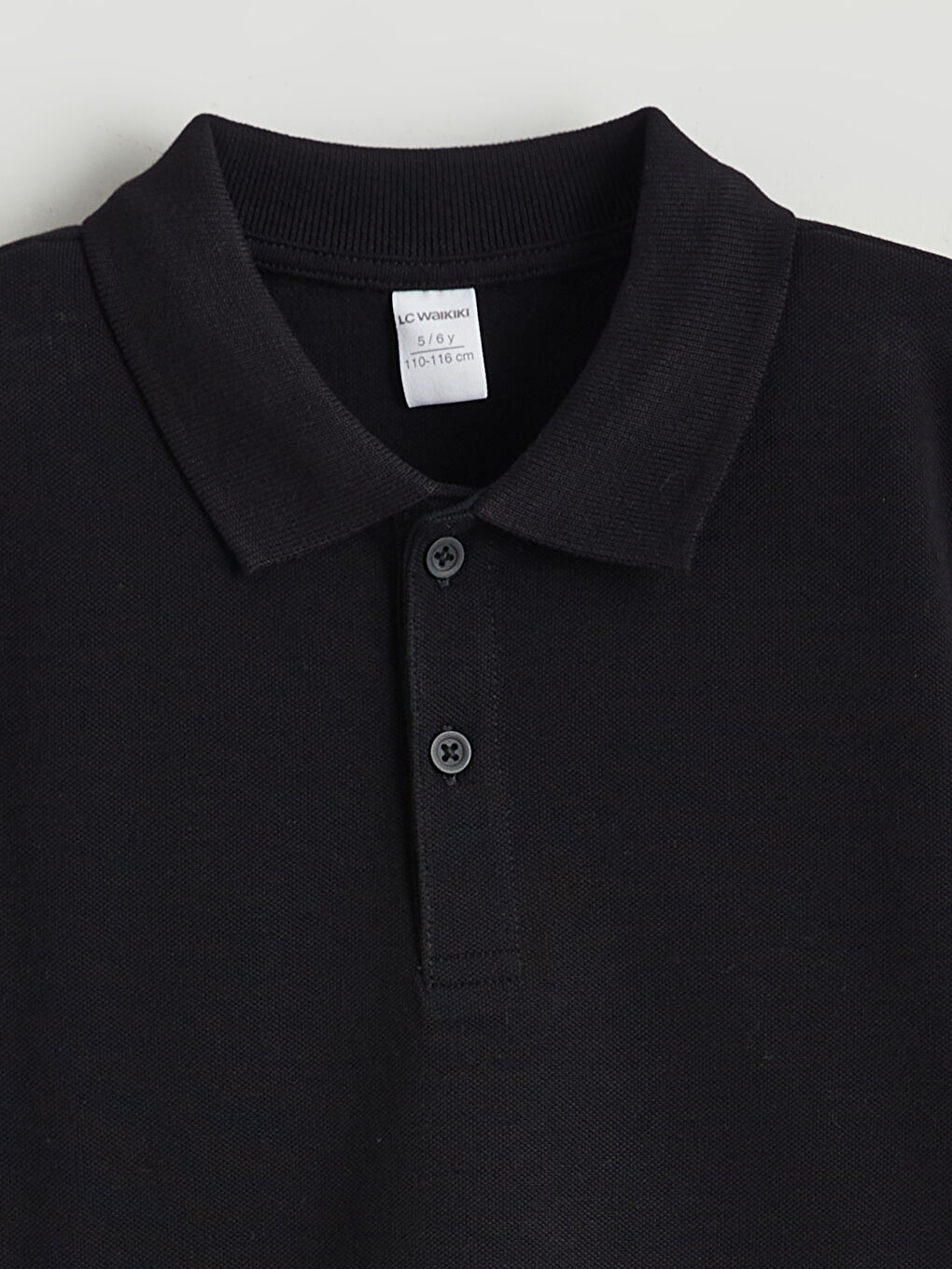 Boys' Polo Collar Pique T-Shirt-1