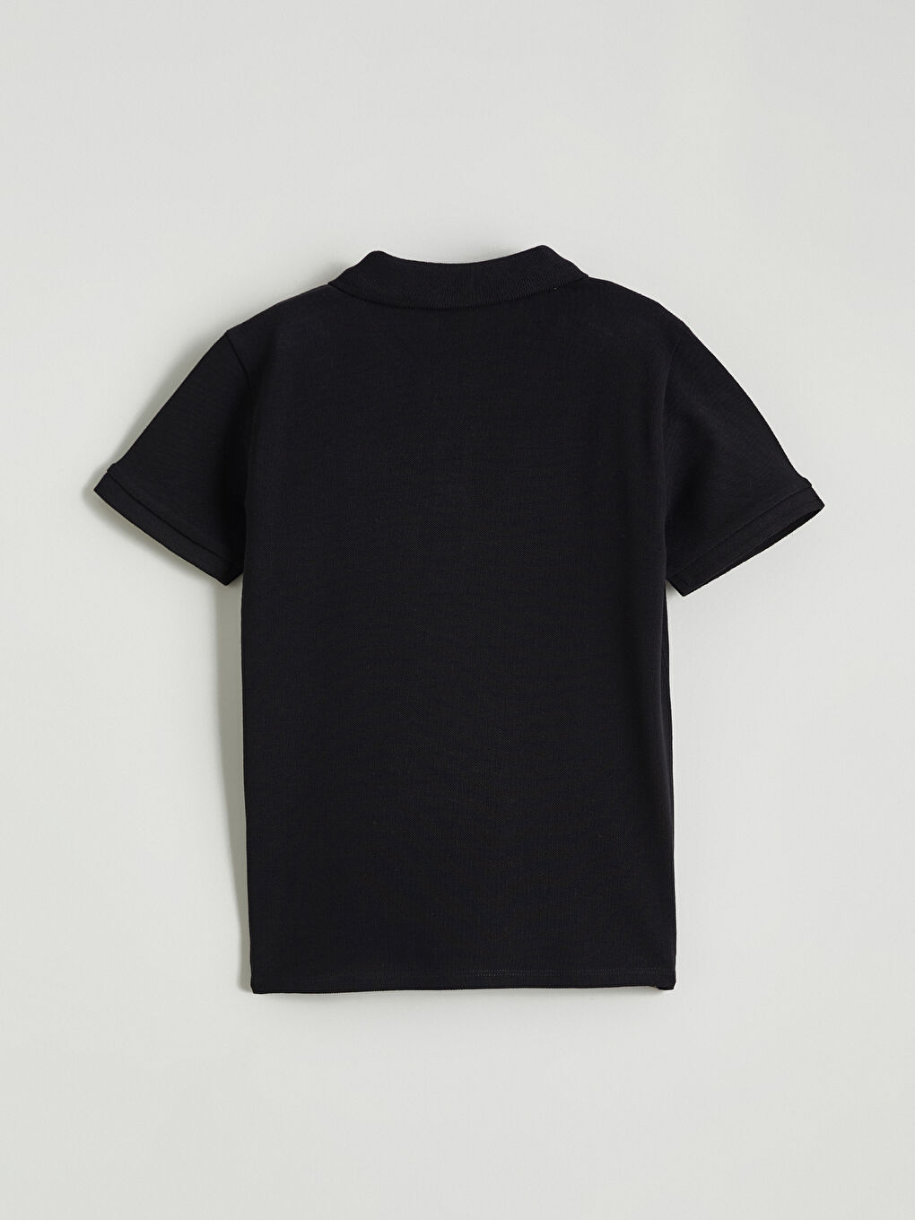 Boys' Polo Collar Pique T-Shirt-2