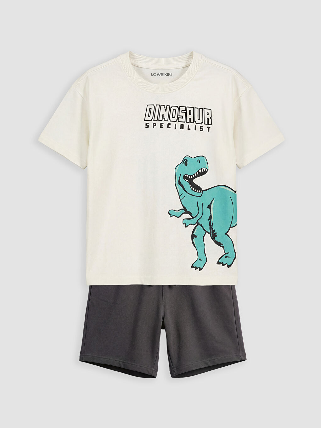 Ұлдар сұрғыштау-қою сары Пижама жинағы