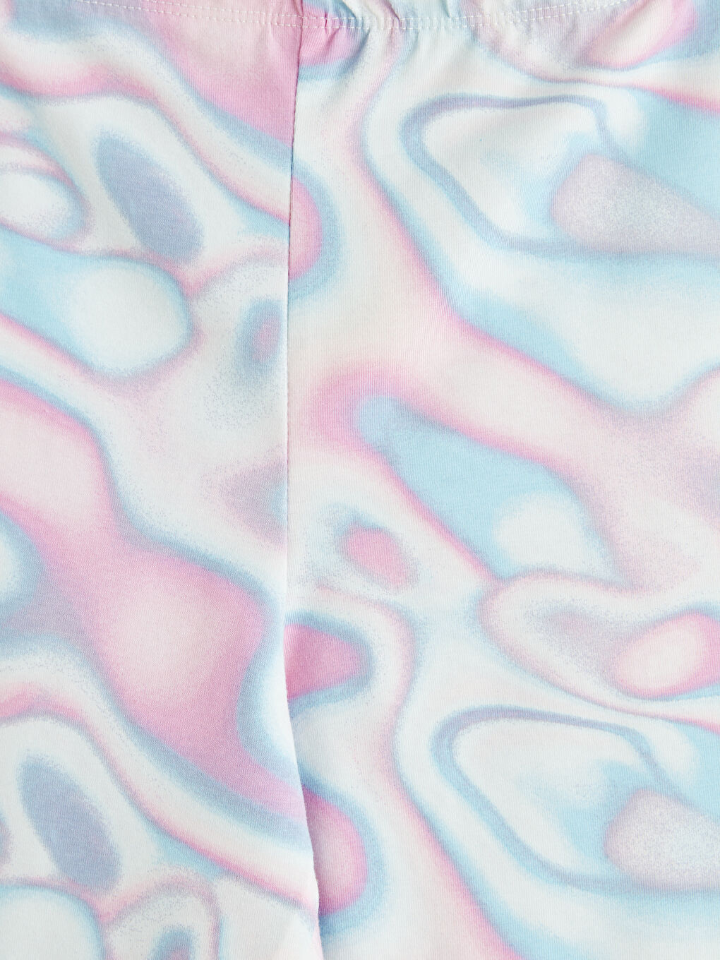 Karışık Batik Desenli Kız Çocuk İspanyol Paça Tayt-2