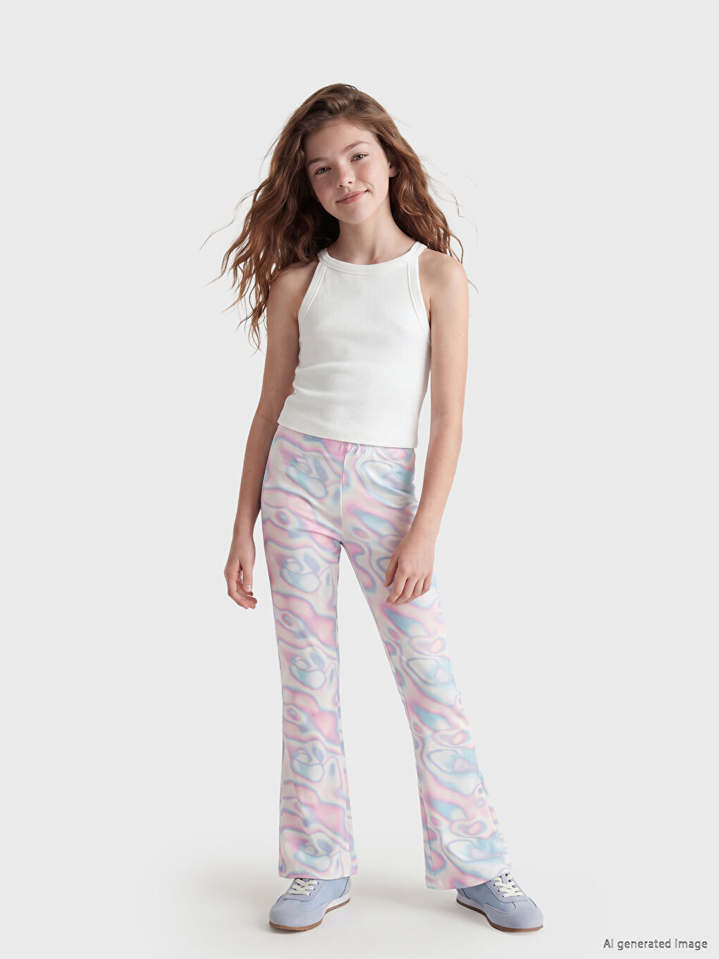 Tie-dye Girls' Flare Leggings