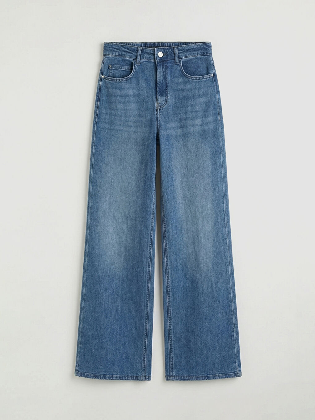 Wideleg Women's Jean Pants-4