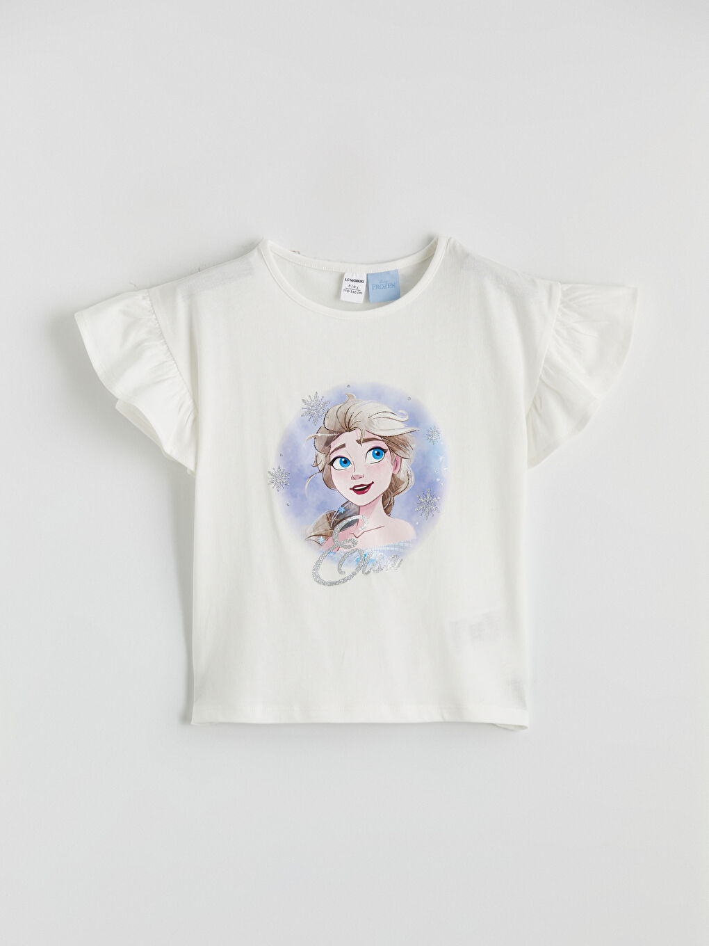 Girls' Elsa Printed T-Shirt and Tulle Skirt-1