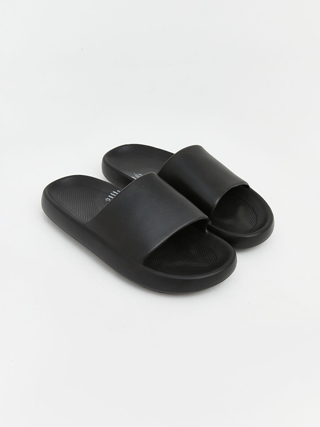 Siyah Tek Bantlı Erkek Terlik