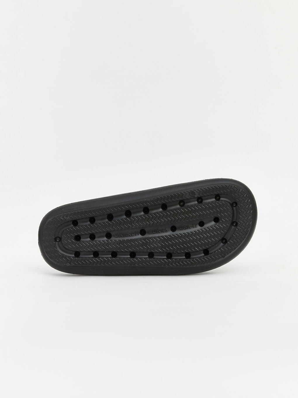 Siyah Tek Bantlı Erkek Terlik-4