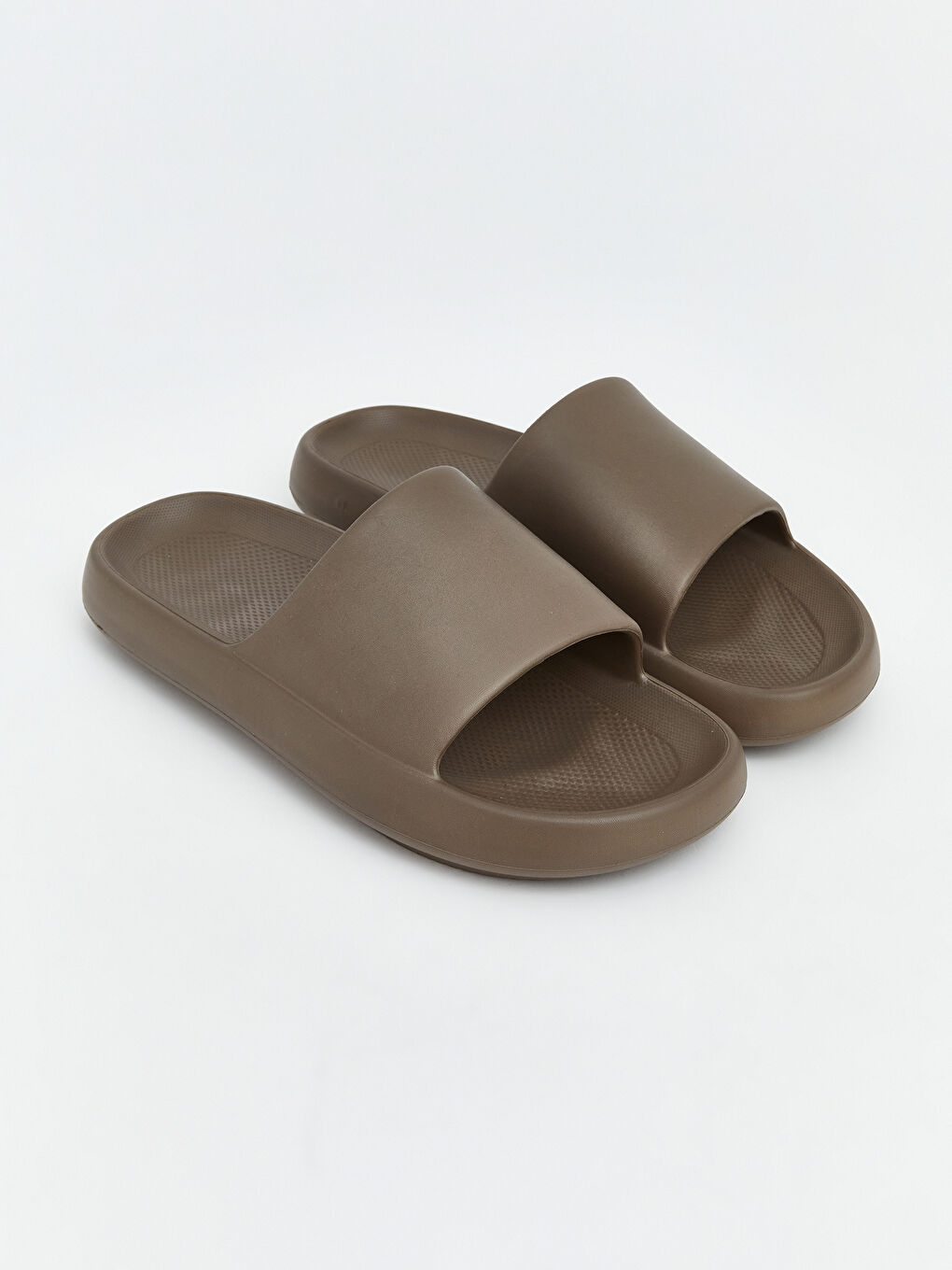 Kahverengi Tek Bantlı Erkek Terlik