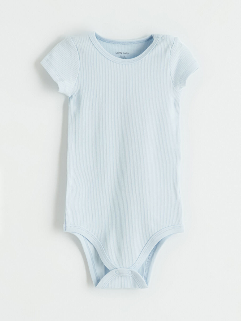 Kahverengi  Bisiklet Yaka Erkek Bebek Çıtçıtlı Body 2'li-1