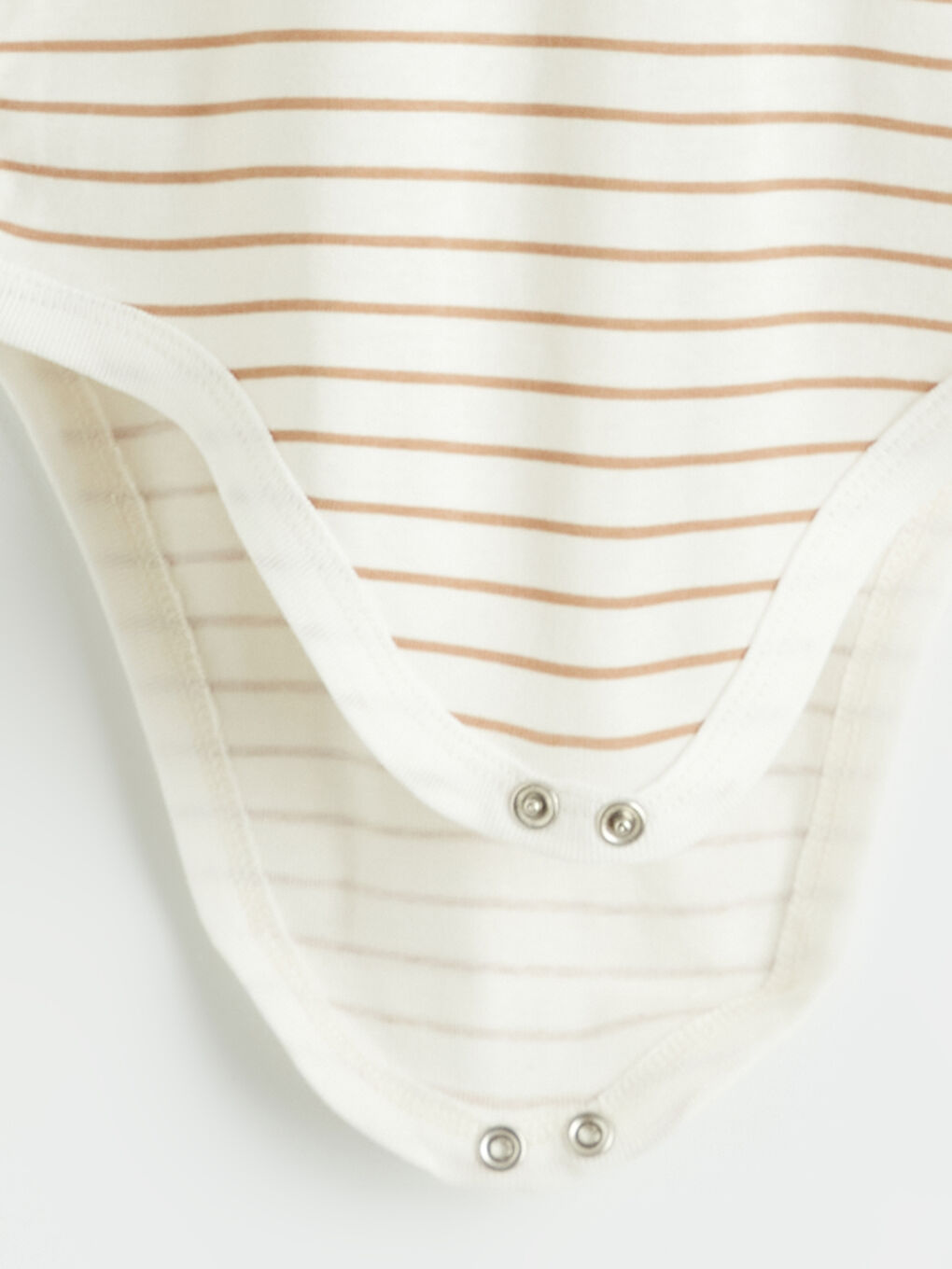 Kahverengi  Bisiklet Yaka Erkek Bebek Çıtçıtlı Body 2'li-6