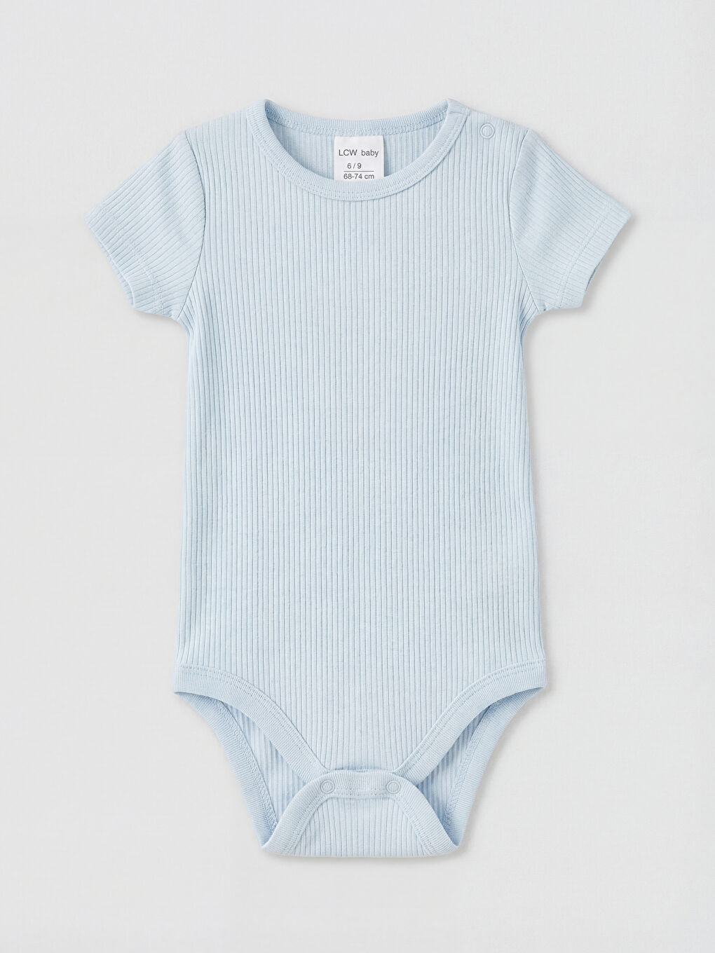 Kahverengi  Bisiklet Yaka Erkek Bebek Çıtçıtlı Body 2'li-3