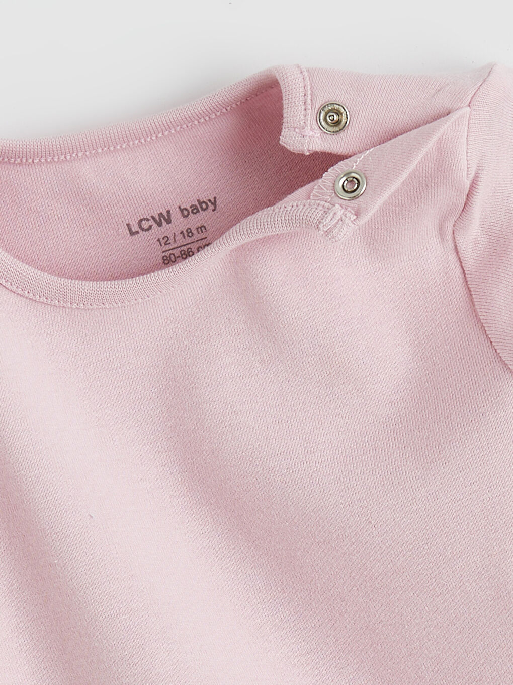 Pembe Kız Bebek Çıtçıtlı Body-1