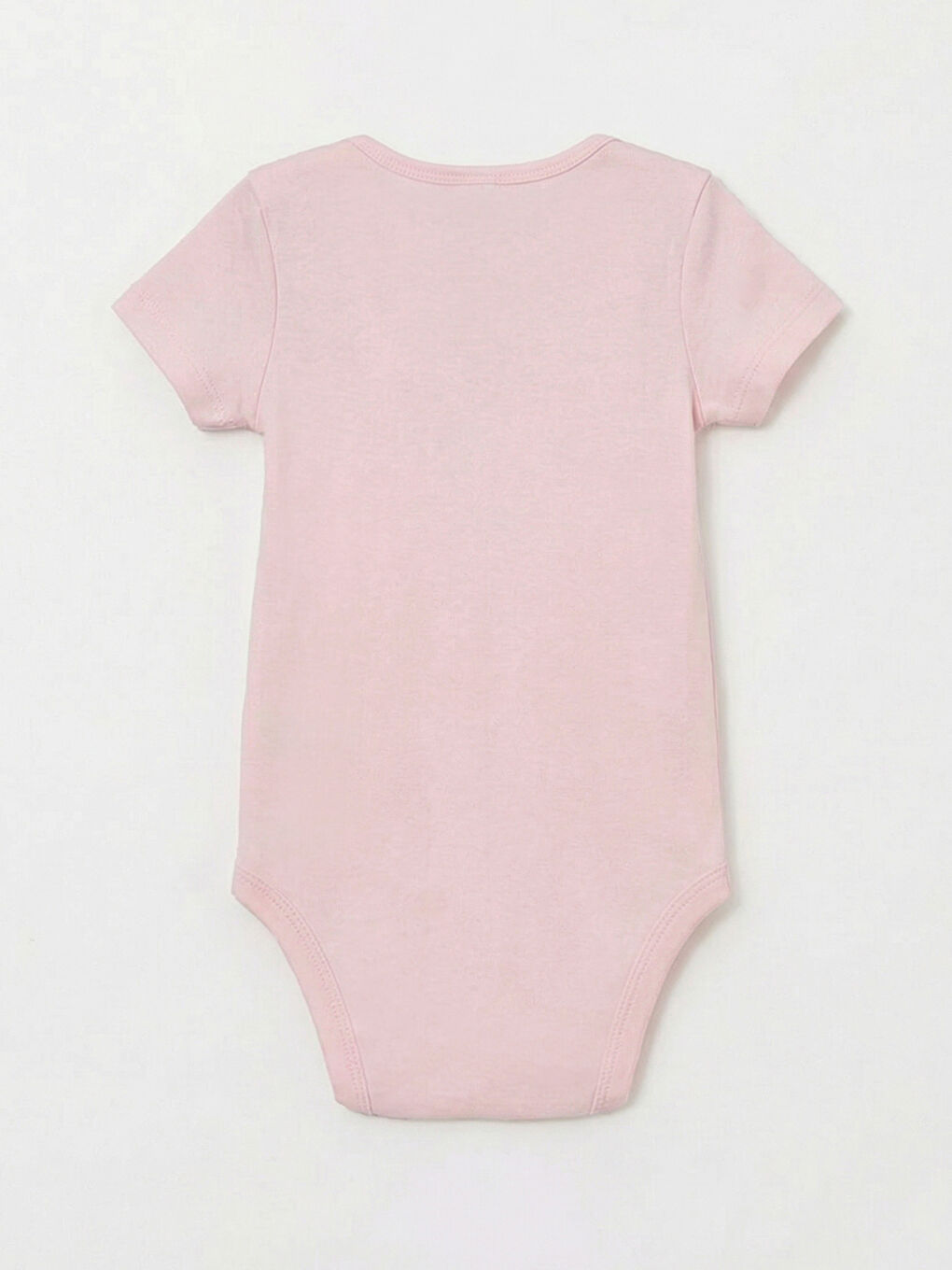 Ekru Tavşan Baskılı Kız Bebek Çıtçıtlı Body 3'lü-6