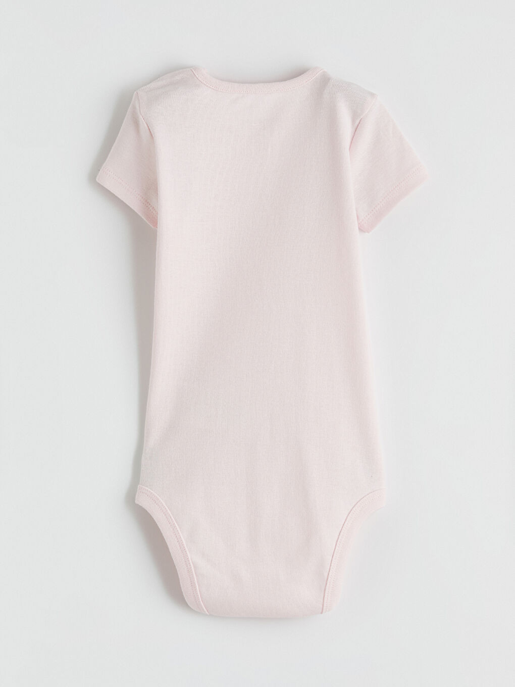 Ekru Tavşan Baskılı Kız Bebek Çıtçıtlı Body 3'lü-10