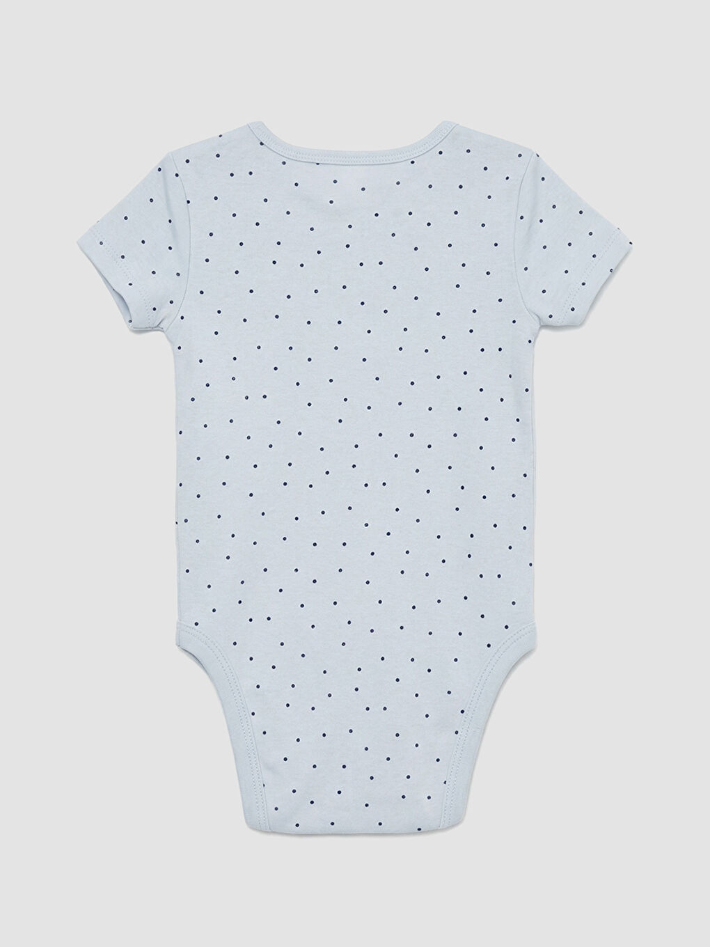 Mavi Desenli Erkek Bebek Kısa Kollu Çıtçıtlı Body 3'lü-6