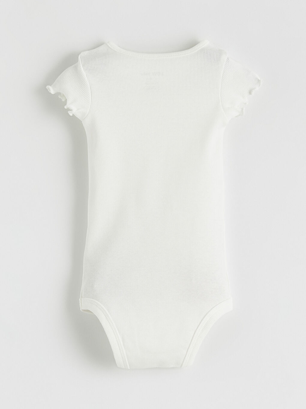 Sarı Çiçek Baskılı Kız Bebek Çıtçıtlı Body 2'li-3