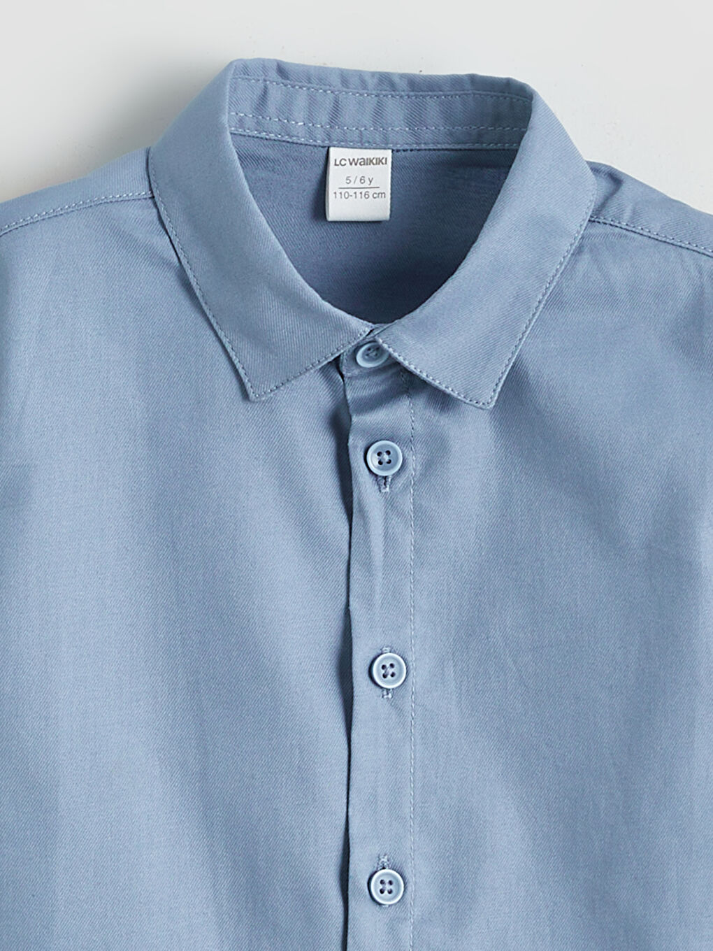 Основная рубашка из габардина для мальчиков-1