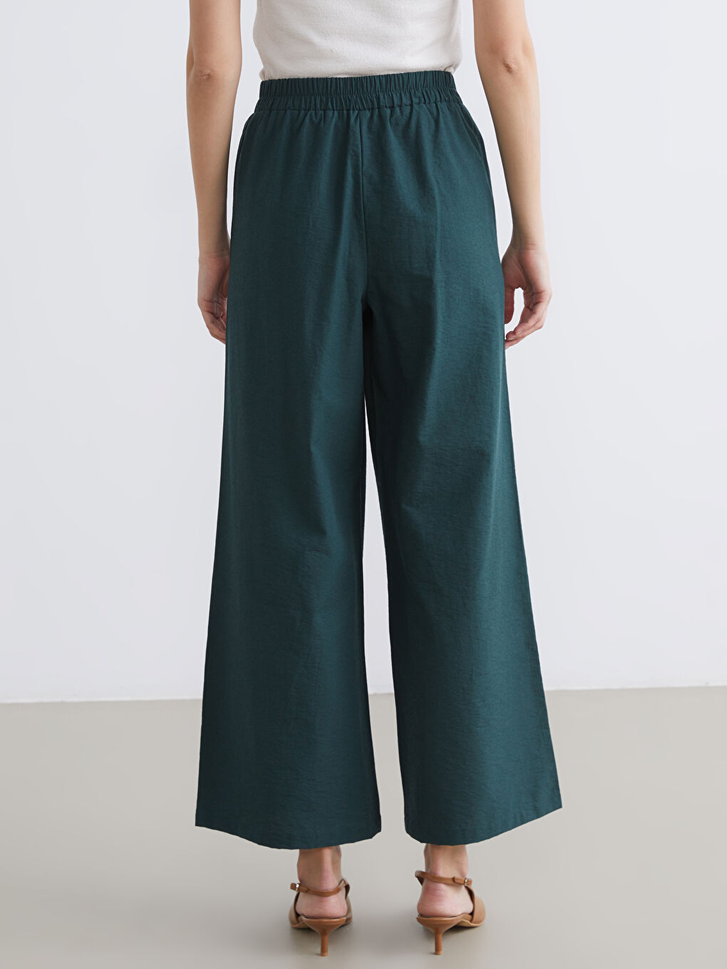 Woman GREEN Trousers-3