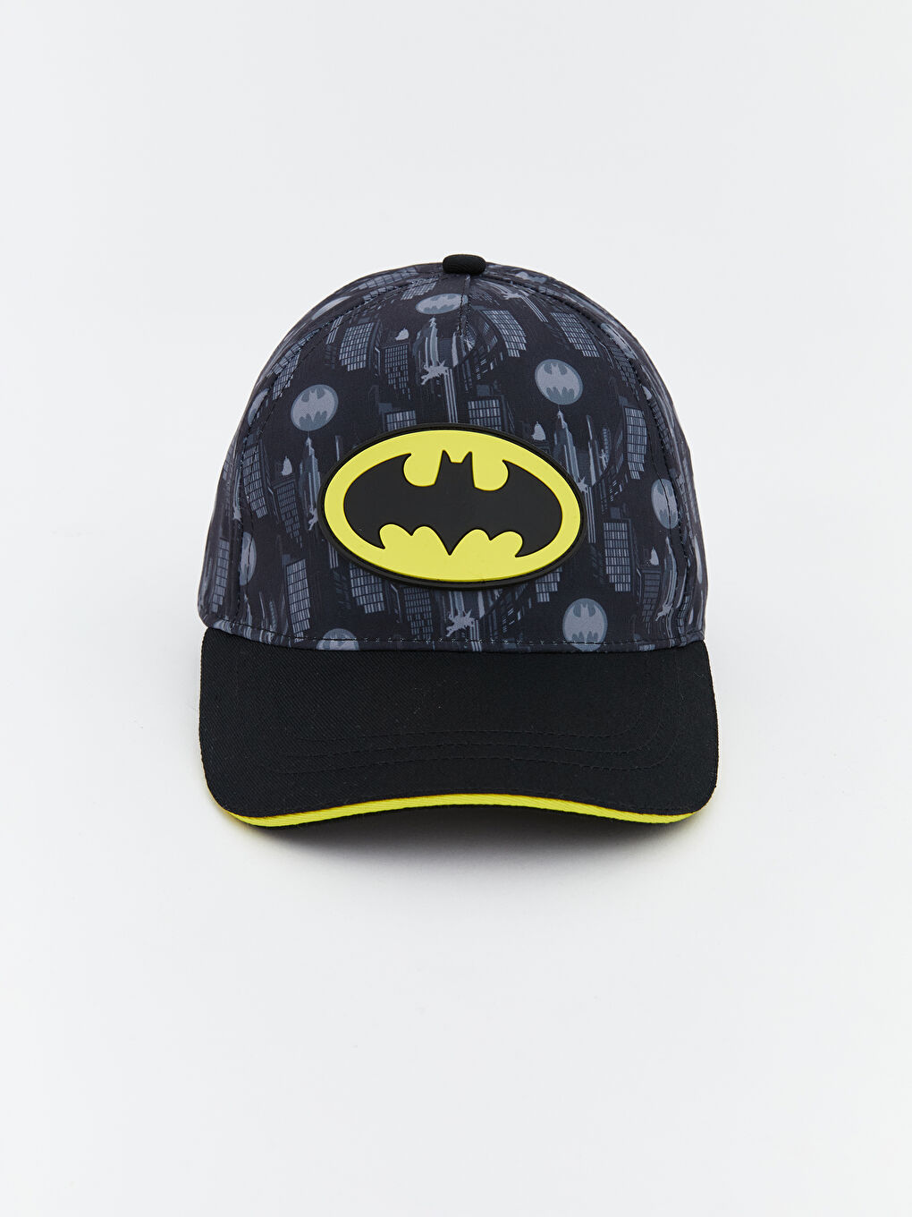 Siyah Batman Baskılı Erkek Bebek Kep Şapka 