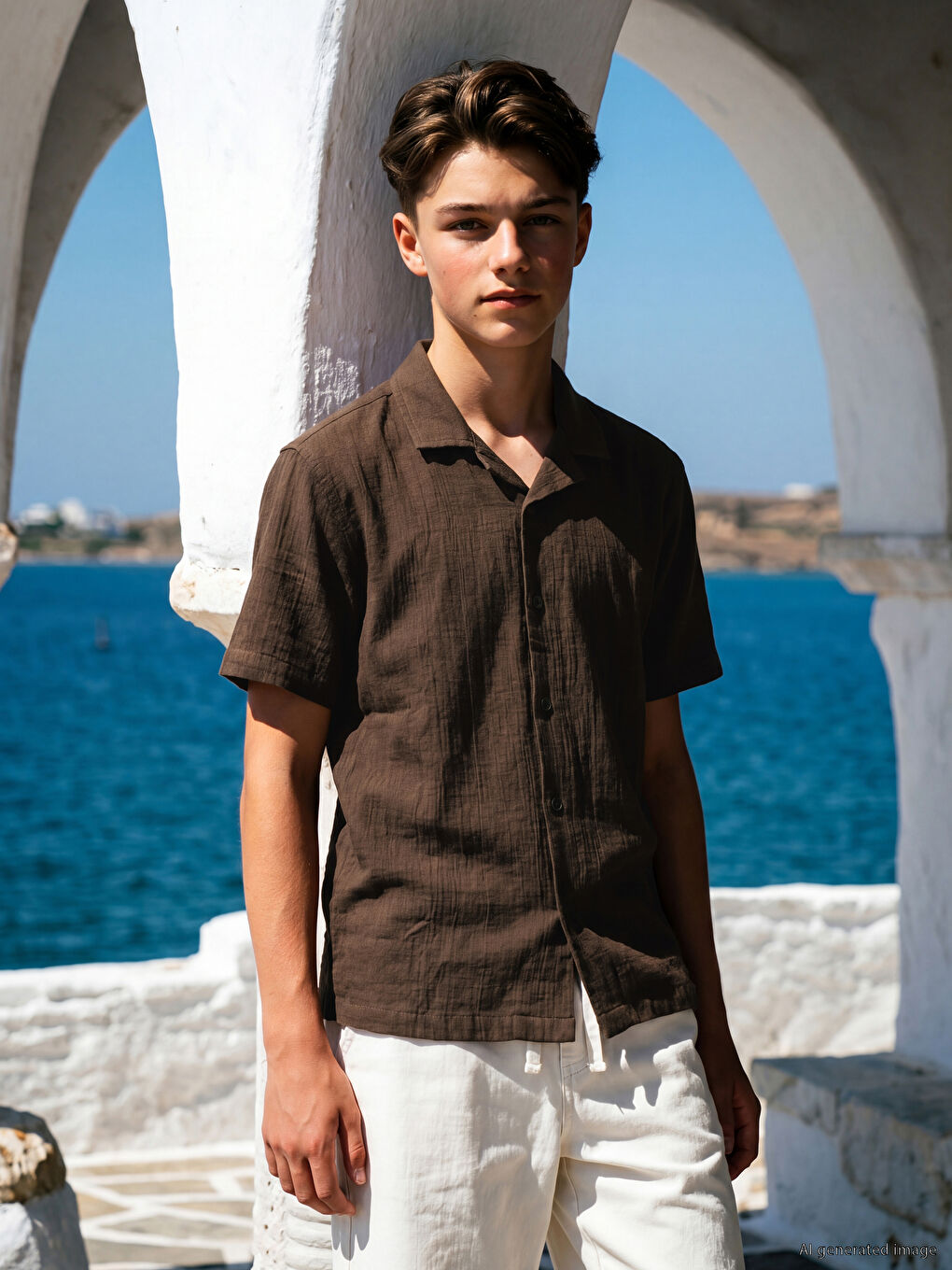 Muslin Boys' Shirt-1