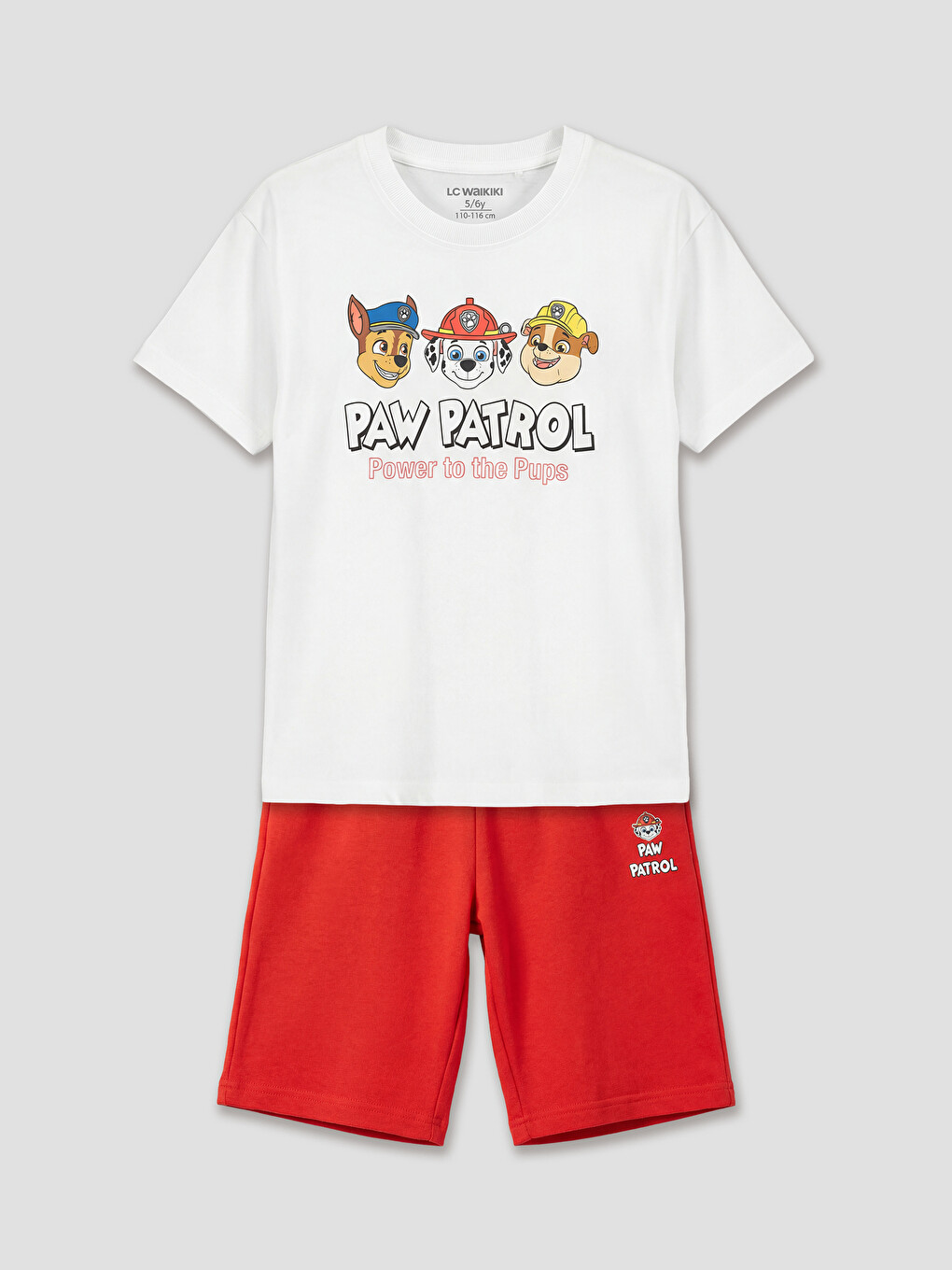 Paw Patrol Printed Boys' T-shirt And Shorts