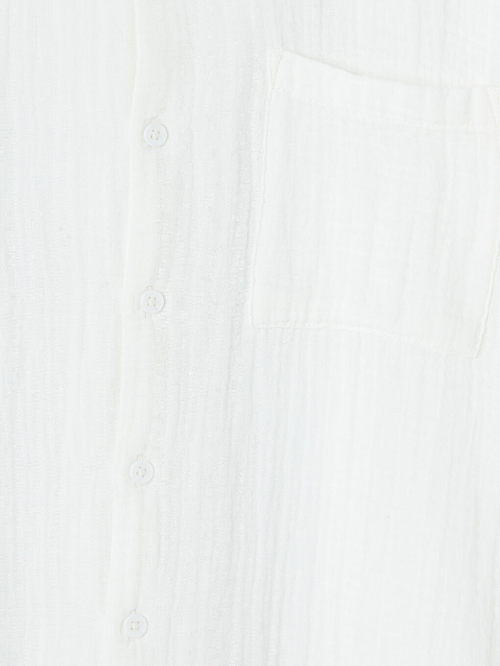 Short Sleeve Boys' Muslin Shirt-2