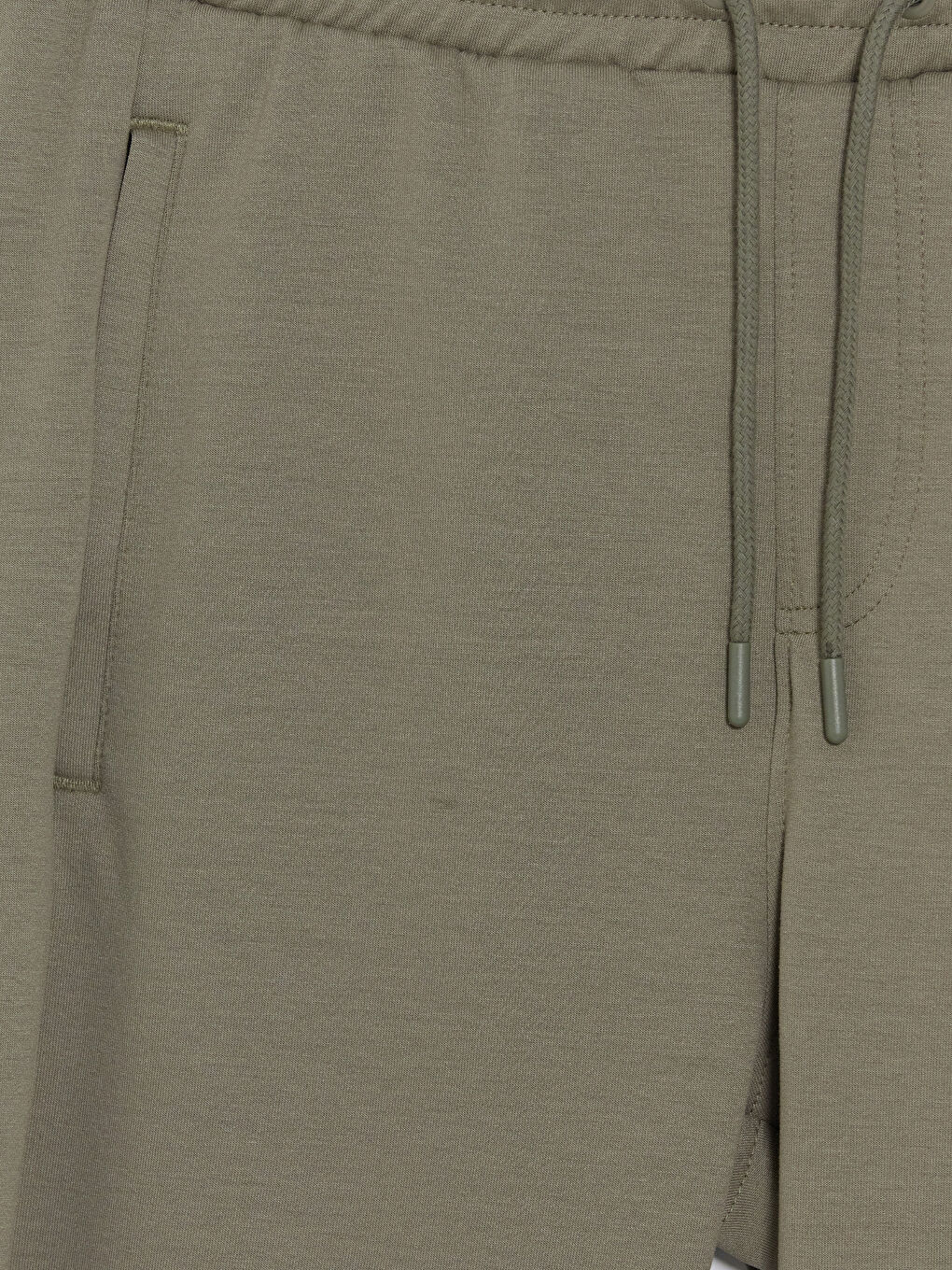 Haki Standart Kalıp Erkek Roller Şort-2