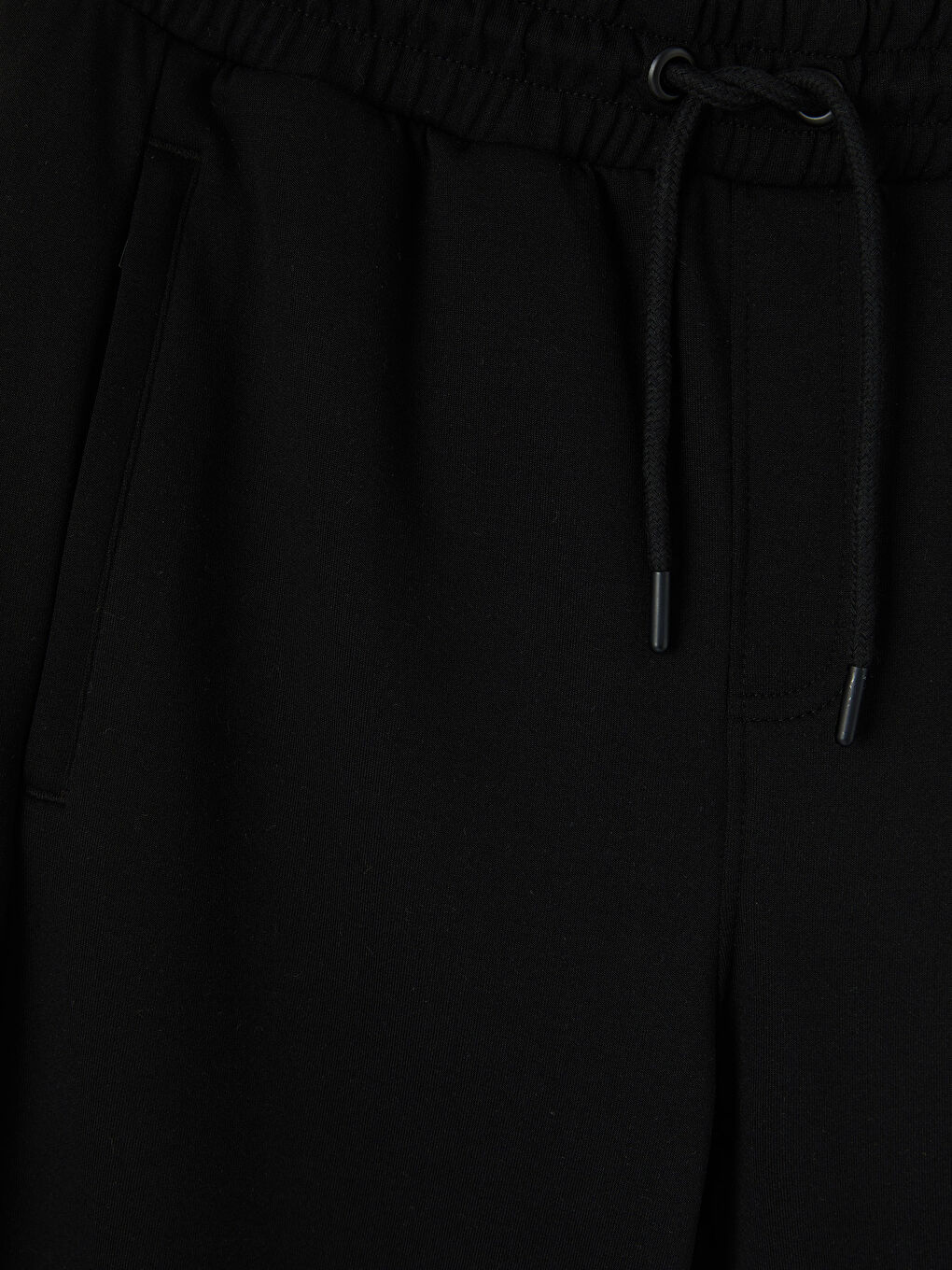 Siyah Standart Kalıp Erkek Roller Şort-2