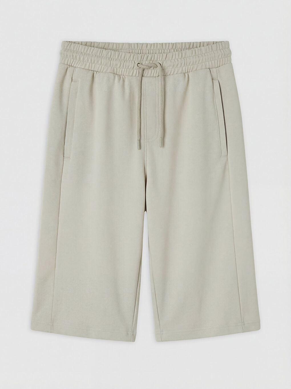 Bej Standart Kalıp Erkek Roller Şort