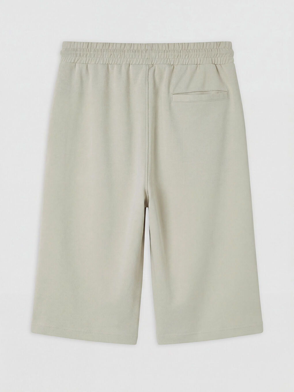 Bej Standart Kalıp Erkek Roller Şort-1