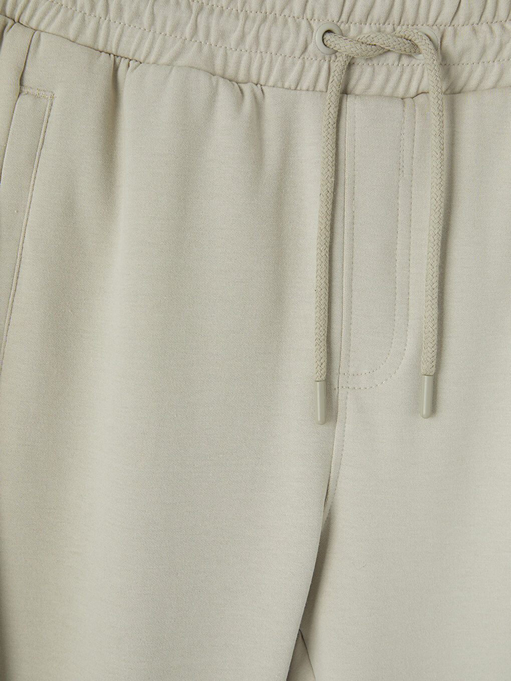 Bej Standart Kalıp Erkek Roller Şort-2