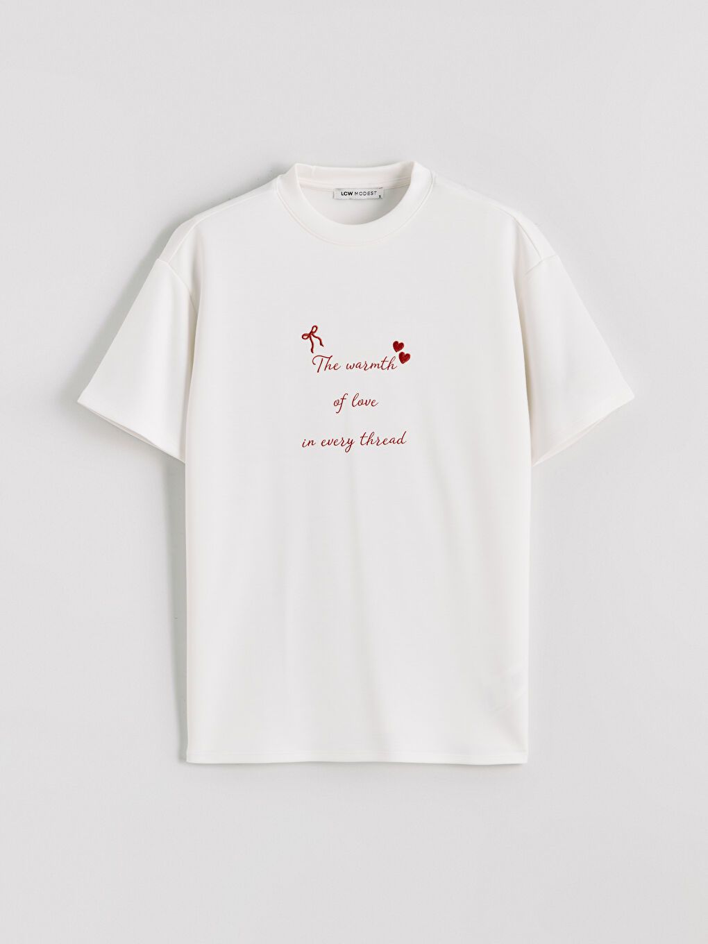 მაღალი ყელიანი ბეჭდური ქალის მაისური-4