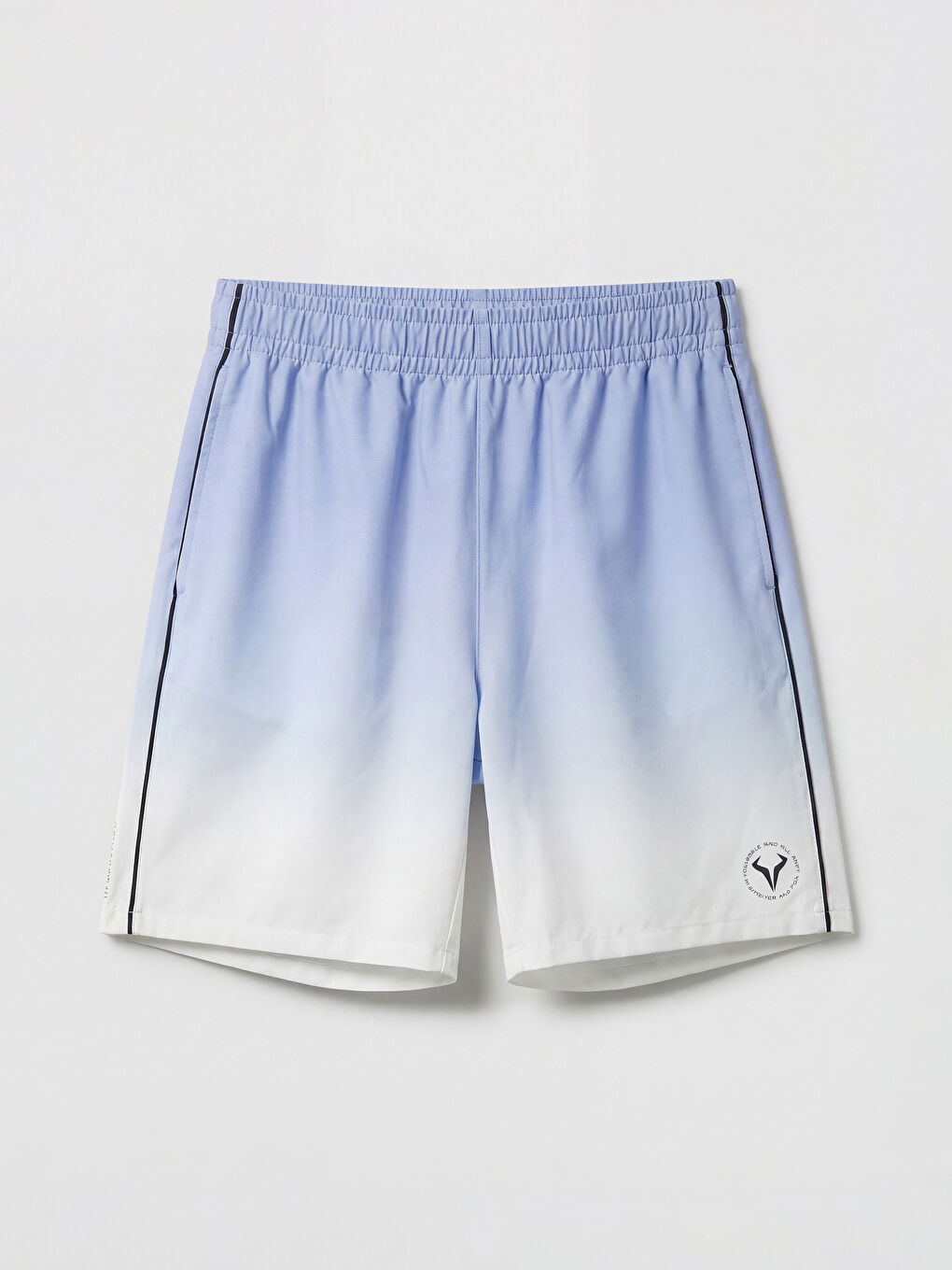 Lila Regular Fit Beli Lastikli Baskılı Erkek Spor Şort-4