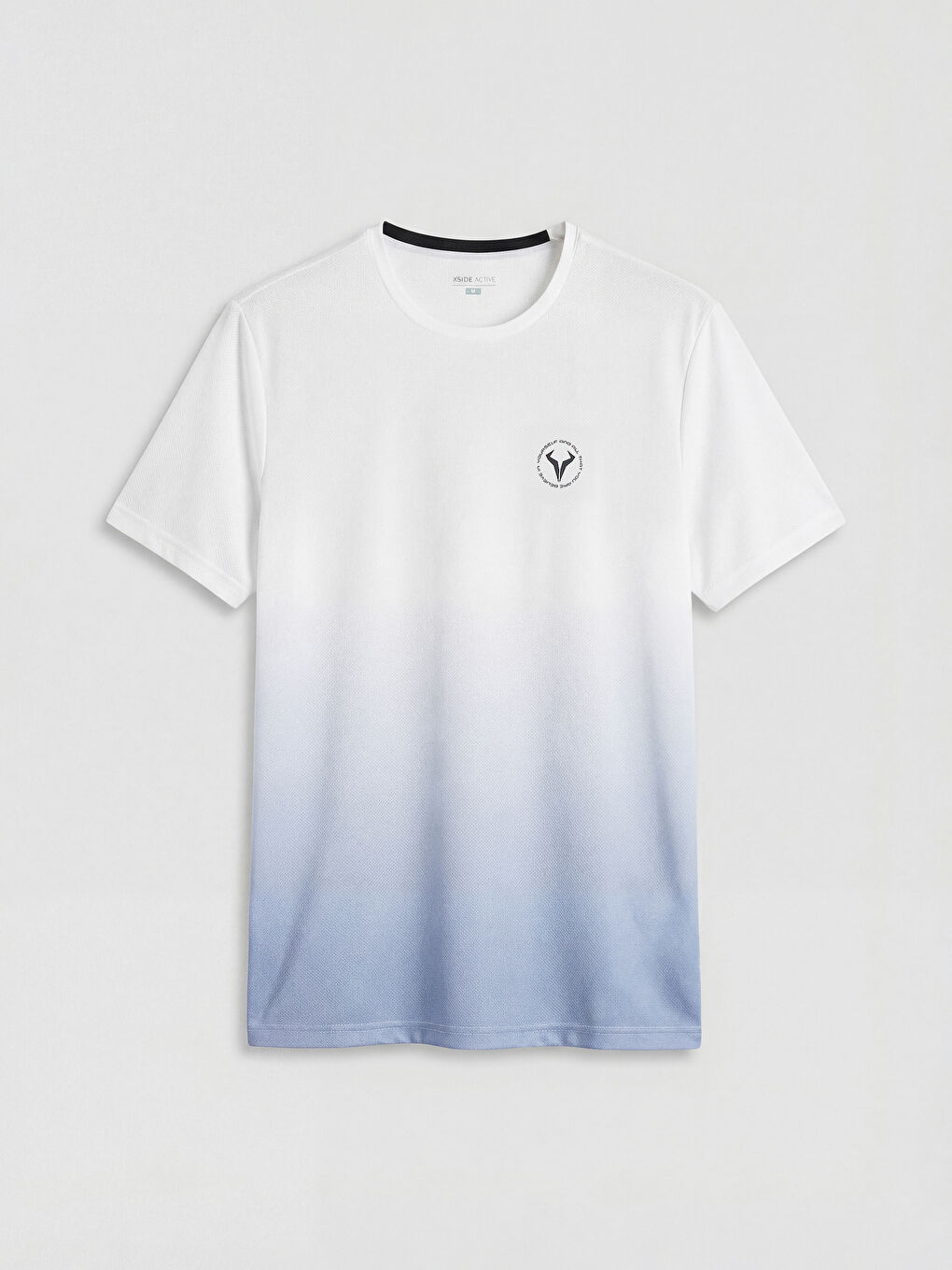 Rundhalsausschnitt Bedrucktes Herren T-Shirt-4