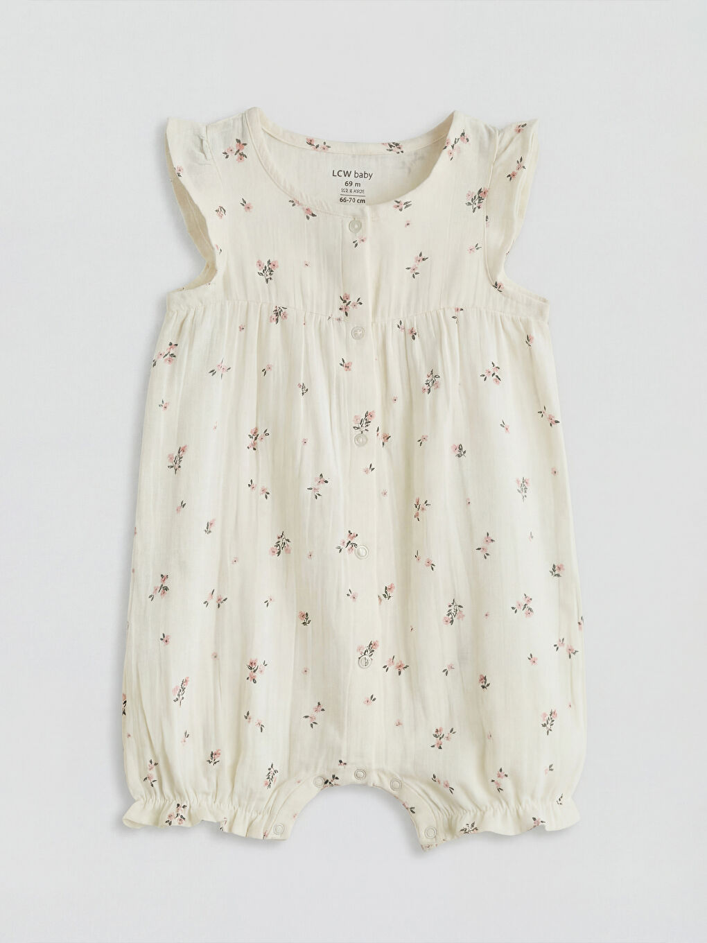 Baby Girl ECRU Jumpsuit-1