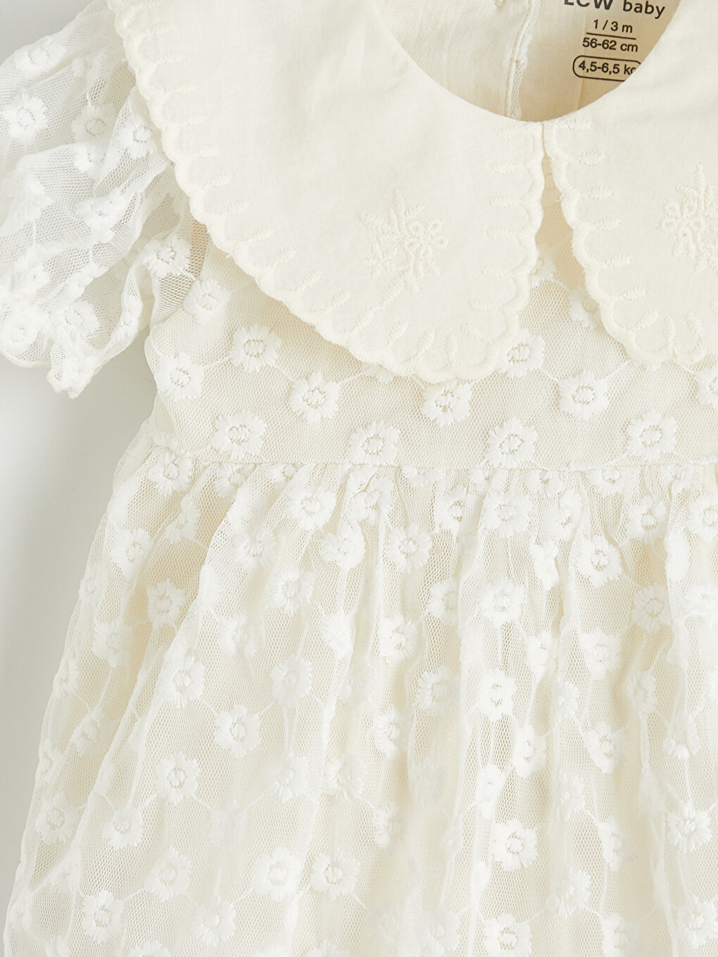 Besticktes Tüllkleid für Baby-Mädchen.-2