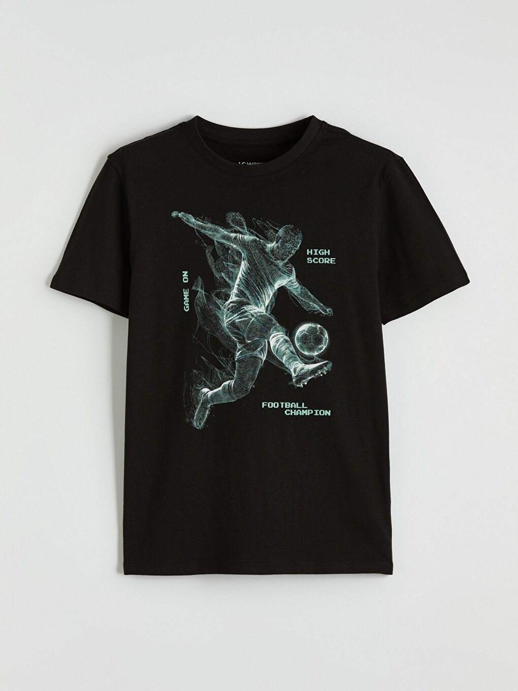 Boy BLACK Shortie Pyjama Set-1