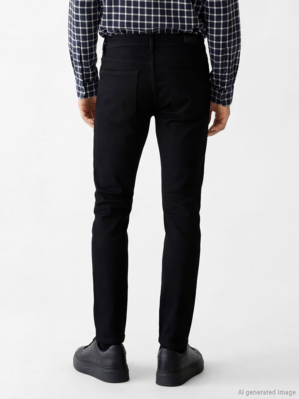 Siyah 760 Slim Fit Erkek Jean Pantolon-3