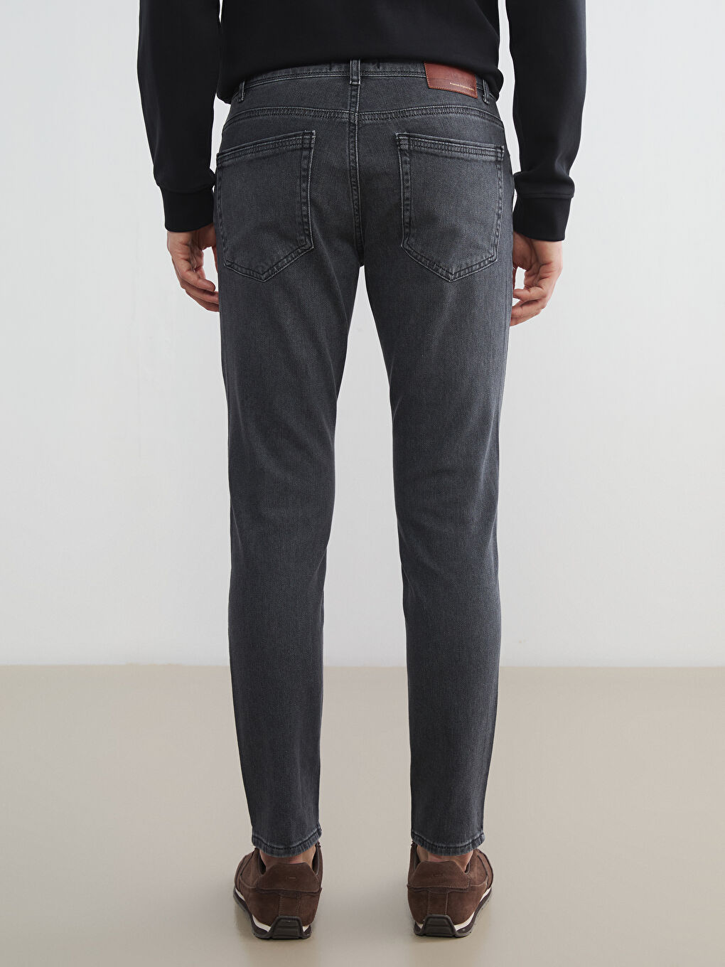 Gri 750 Slim Fit Erkek Jean Pantolon-3