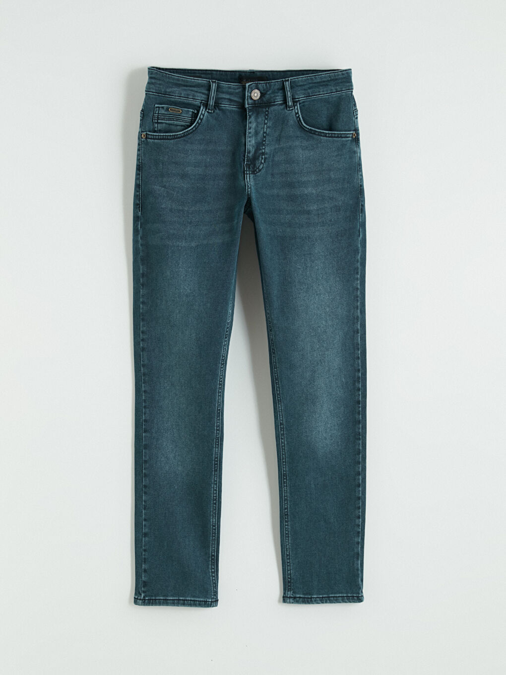 Yeşil 750 Slim Fit Erkek Jean Pantolon-4