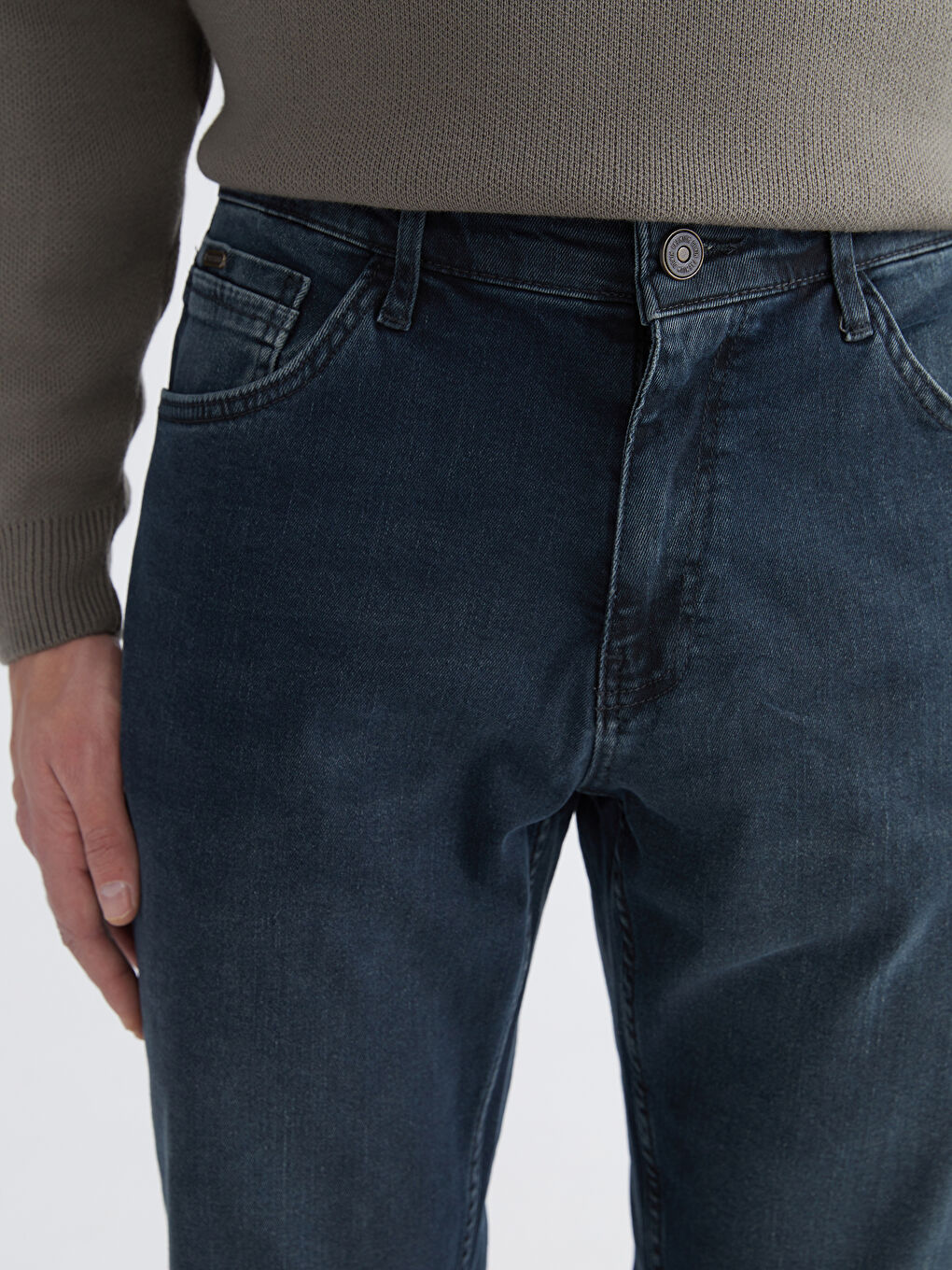 Yeşil 779 Regular Fit Erkek Jean Pantolon-2