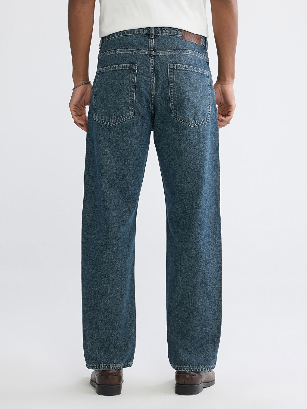 Yeşil 745 Baggy Fit Erkek Jean Pantolon-3