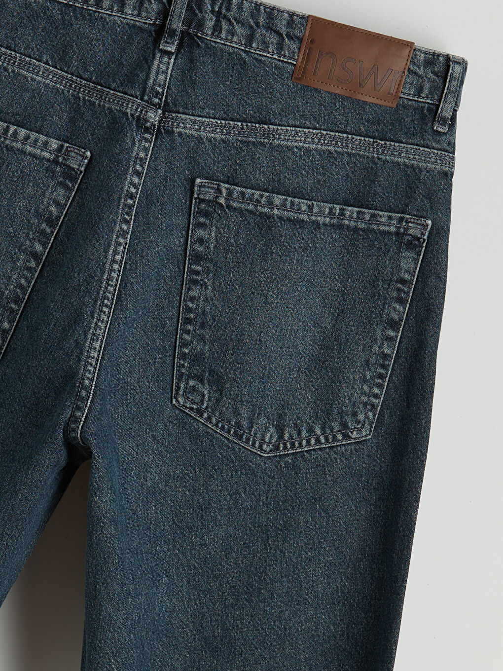 Yeşil 745 Baggy Fit Erkek Jean Pantolon-5