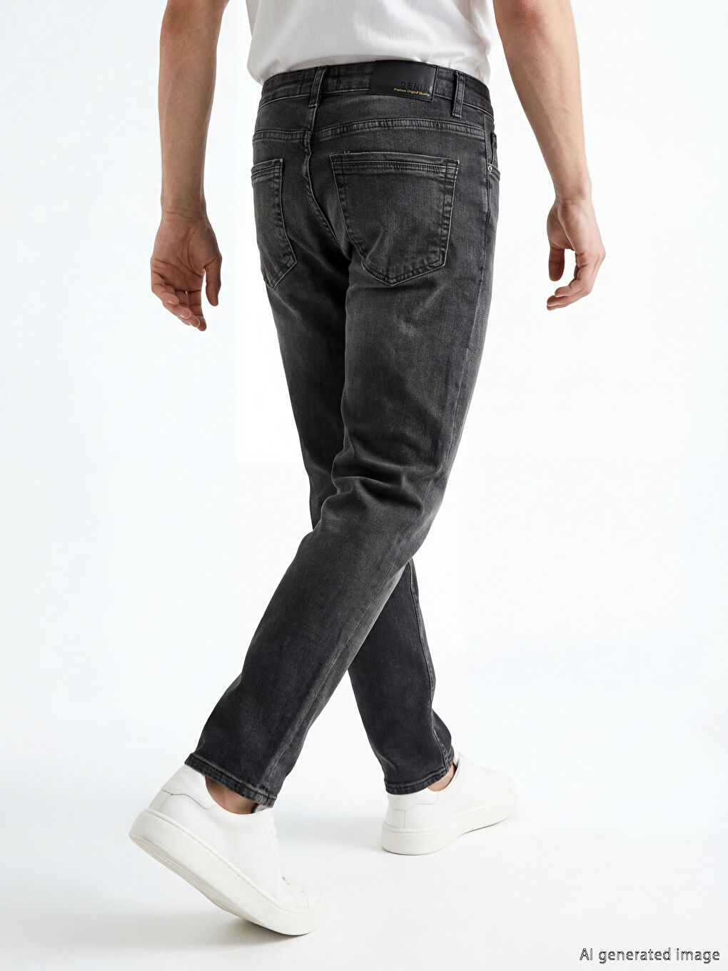 Antrasit 730 Carrot Fit Erkek Jean Pantolon-2