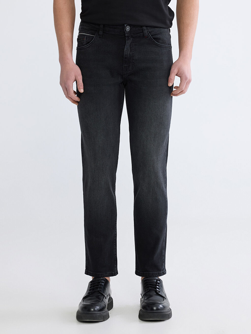 Siyah 779 Regular Fit Erkek Jean Pantolon-1